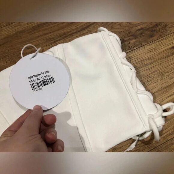 ▪️ Princess Polly | Mylor Strapless White Top - Picture 4 of 6